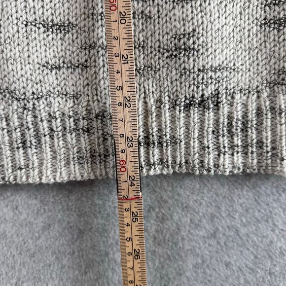 Alice + Olivia Knit Sweater Size S Gray Marled Round Neck Wool Blend Pullover - Picture 10 of 10